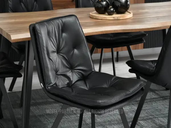 Krzesło z ekoskóry do jadalni - praktyczność i styl